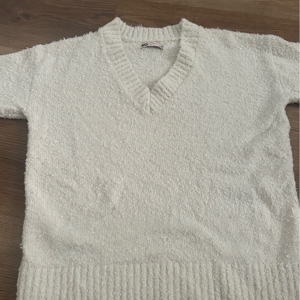 Cozy White Sweater